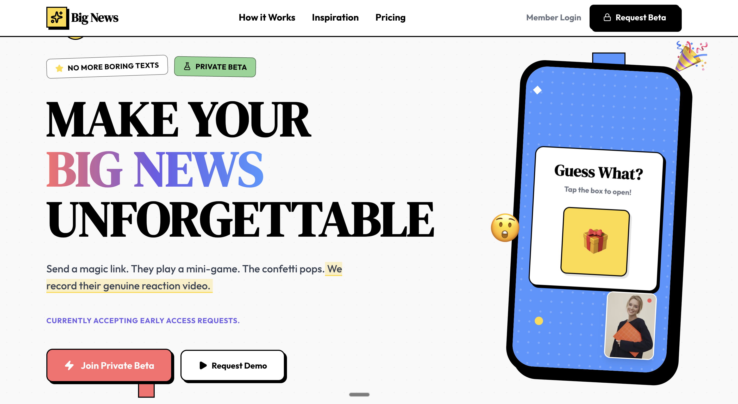 Big News website preview